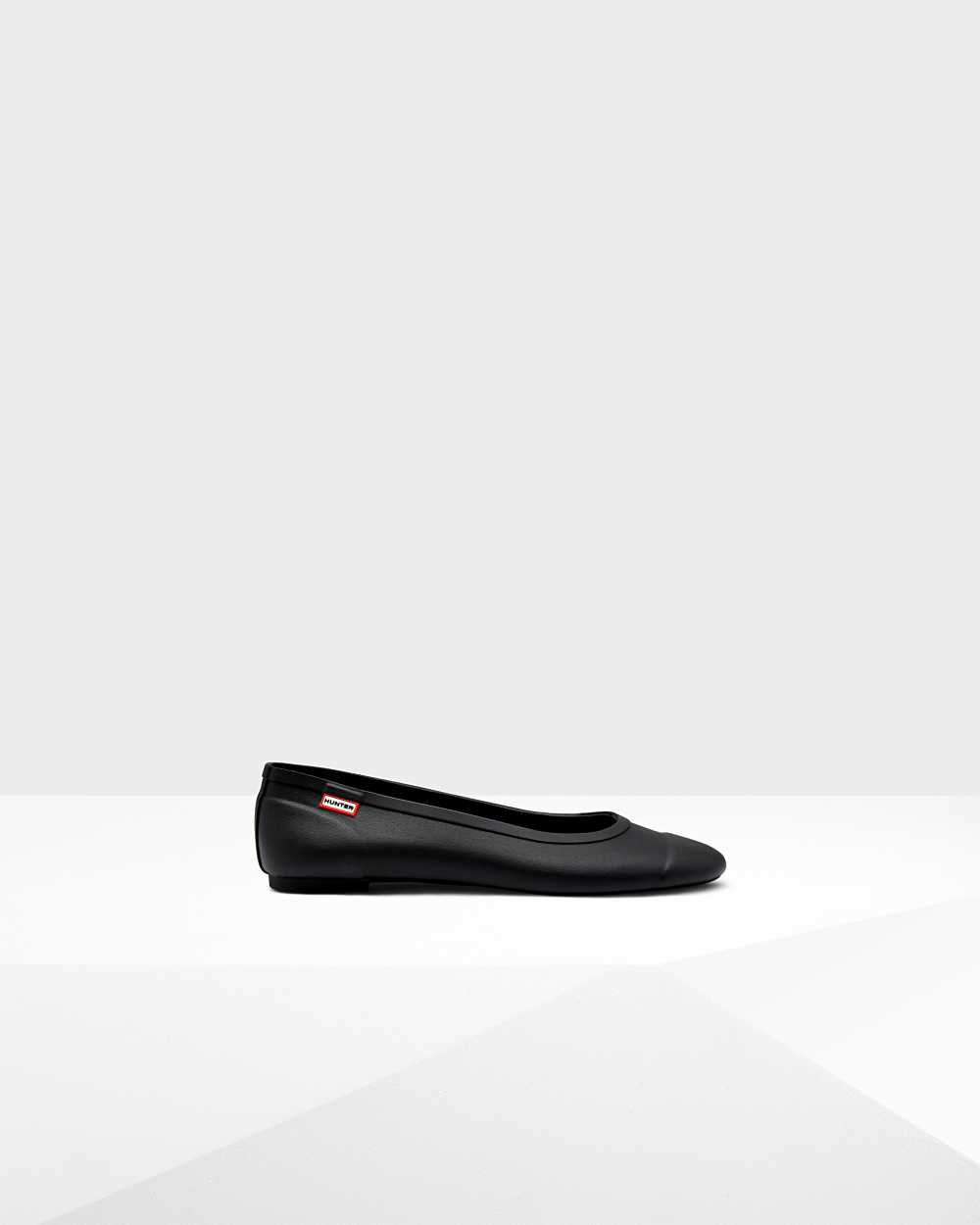 Hunter Original Tour Women's Ballet Flats NZ-93945G Black